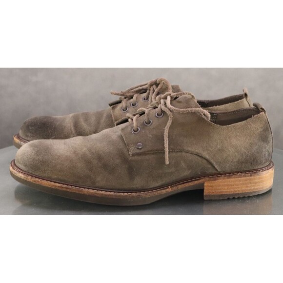 ECCO Kenton Men\'s Oxfords Dress Shoes Size EU 44 US 10-10.5 Nubuck Leather Gray main image 6